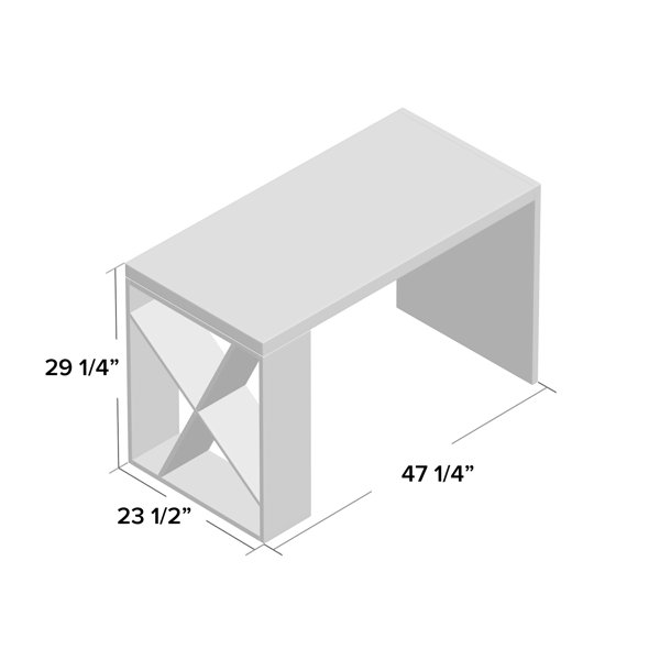 Brayden Studio® Carlene Desk & Reviews | Wayfair