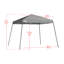 Tente pliante Shade Tech à pieds inclinés