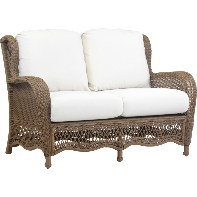 Causeuse avec coussin Claverie, Outdura® kaki