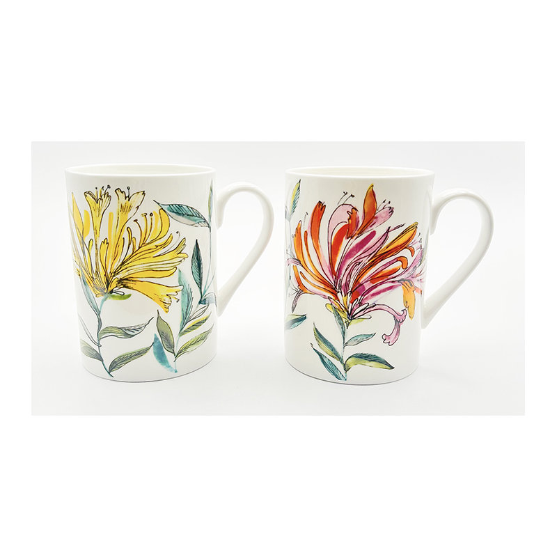 Fine Bone China, Norfolk Shape Bone China Coffee Mug