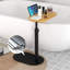Table d'appoint en bambou avec plateau réglable et base en métal-108647348