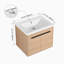 Meuble-lavabo simple avec plateau 23,62 Cahokia