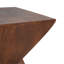 Table d'appoint géométrique Mgo, couleur brun foncé-947215560