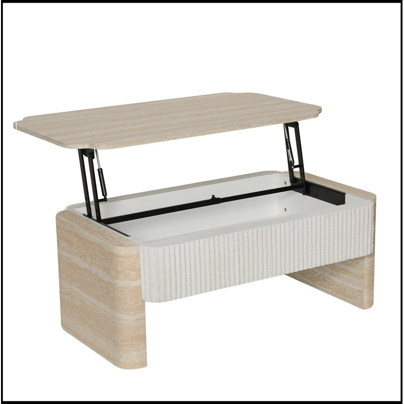 Amabilia à plateau relevable avec rangement caché