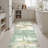 Pavelina Abstract Performance Machine Washable Green Area Rug-393823530-397210414