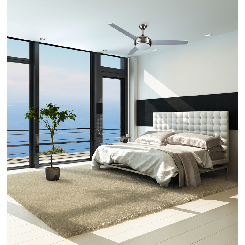 9.1 Inch Ceiling Fan Replacement Glass Globe, Treviento Collection, White
