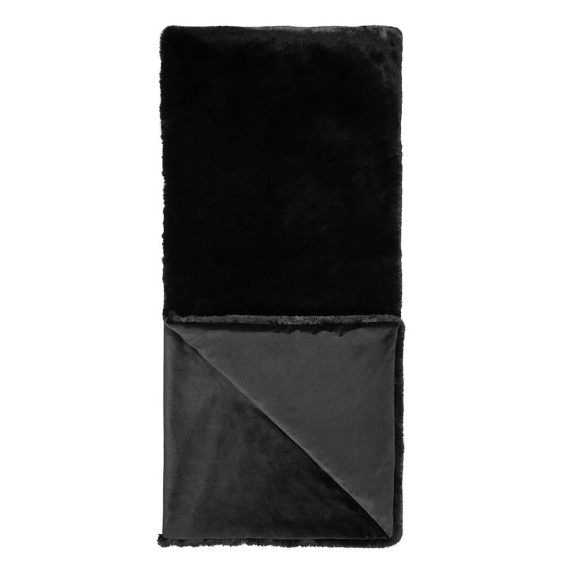 Arlo Throw Blanket, Black