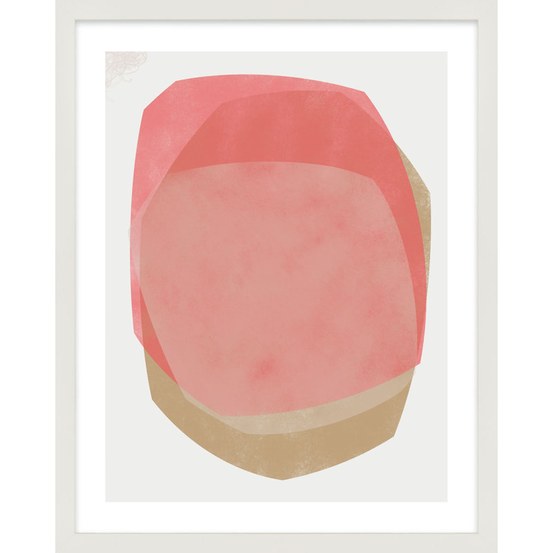 «Didi 6» par Jacques Pilon - peinture encadrée, H 50 po x l 40 po, Blanc