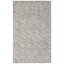 Tapis gris en laine tissé à la main Froelich-91177844