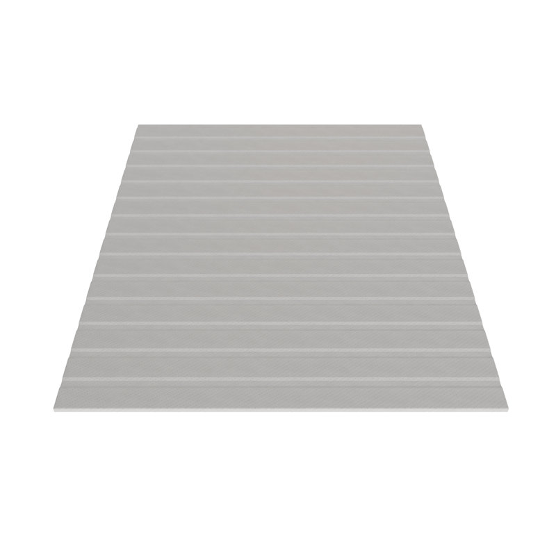 Audra Horizontal Mattress Support Wooden Bunkie Board/Slats with Cover, Twin, Standard Slat