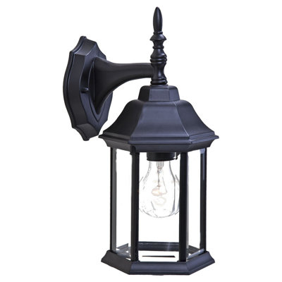 Clear Glass Swing Arm Wall Light