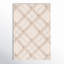 Tapis beige en coton tissé à la main et à plat Auguste-261432965