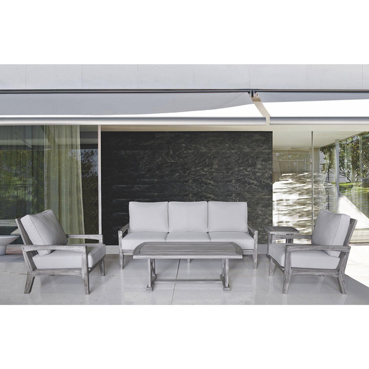Copland 3-Piece Teak Bistro Set with Cushions