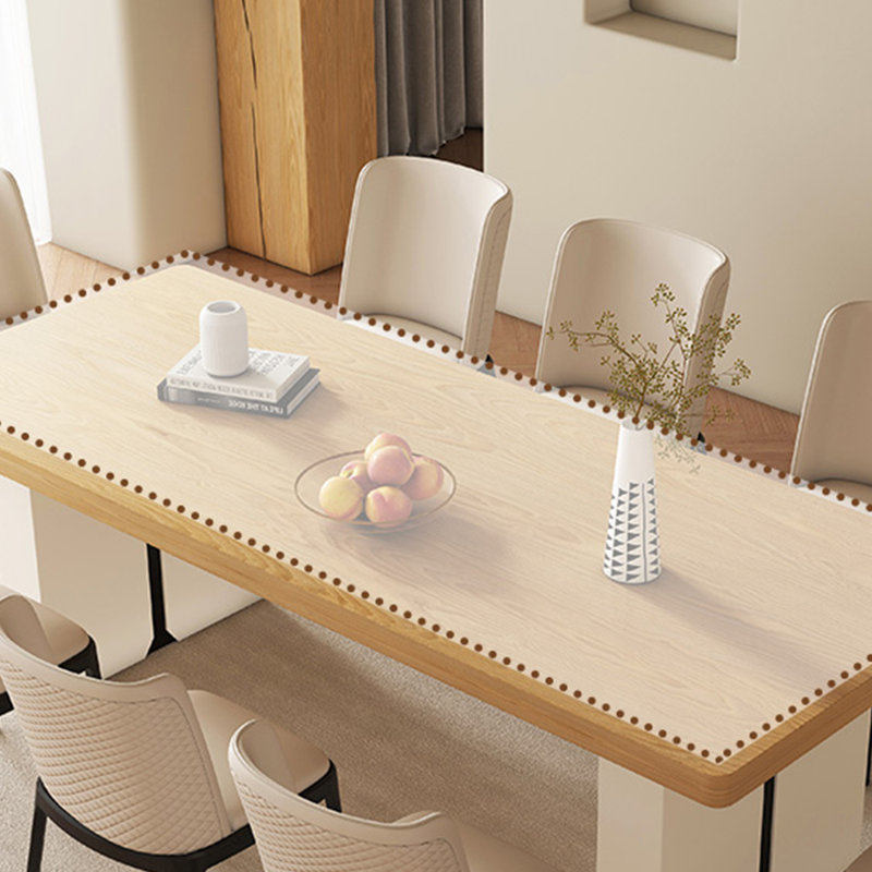 Ensemble de table à manger moderne et minimaliste pour un usage domestique, H 29,52 po x L 70,86 po x l 31,49 po