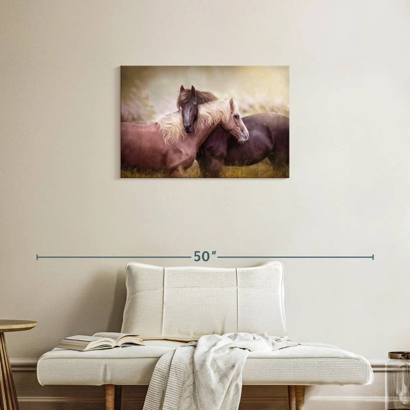 Brampt Illustrative Romantic Horse, 20" H x 30" W