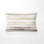 Coussin décoratif rayé - Coussin beige-125945008