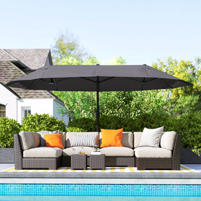 460cm X 270cm Rectangular Market Parasol
