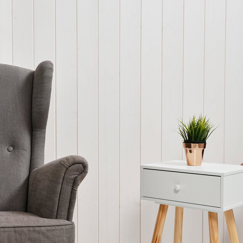 White Wax White Wash For Internal Walls And Ceilings (L) 2.4M (W) 120Mm (T) 12Mm Pack Of 112 Pieces