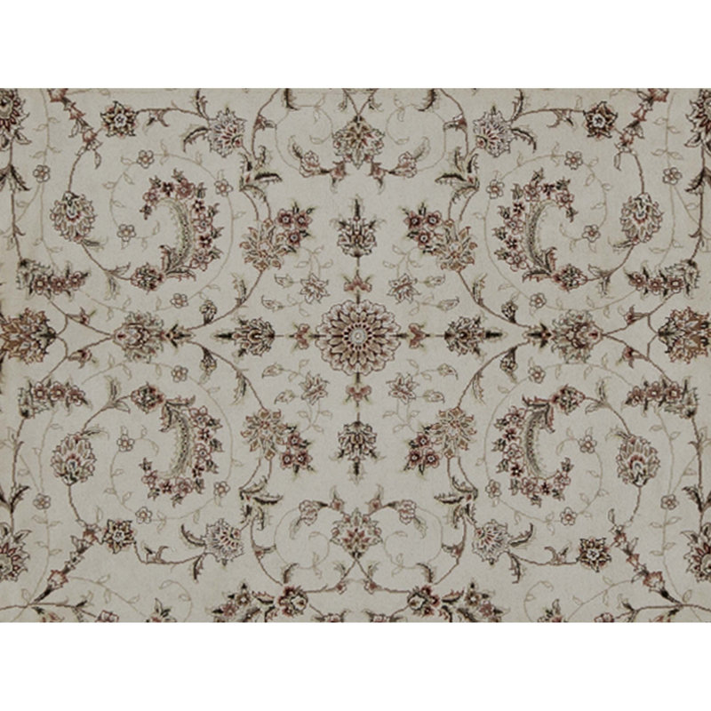 Handmade Silk and Wool Area Rug