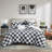 Checkered Comforter Set