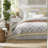 Elegant 9 Piece Cotton Percale Bedding Sets, Yellow Comforter With Farmhouse Style