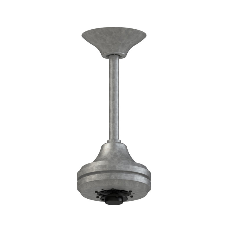 Spitfire DC Custom Indoor/Outdoor Ceiling Fan DC Motor - Galvanized, Galvanized
