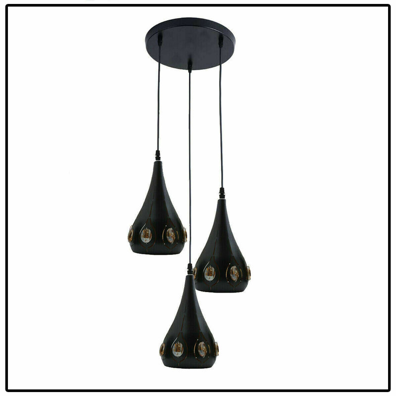 ConCourse 3 - Light Black Cluster Pendant