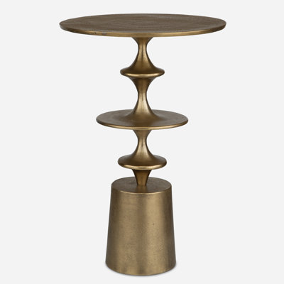 Table d'appoint en laiton Katalin