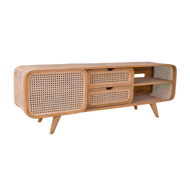 59x15x20" Teak Cabinet