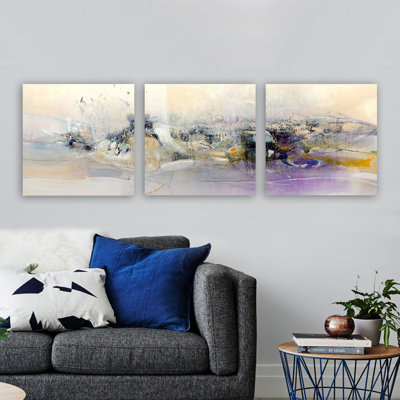 Ensemble de 3 toiles tendues