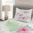 Coastal Polyester Floral Coverlet