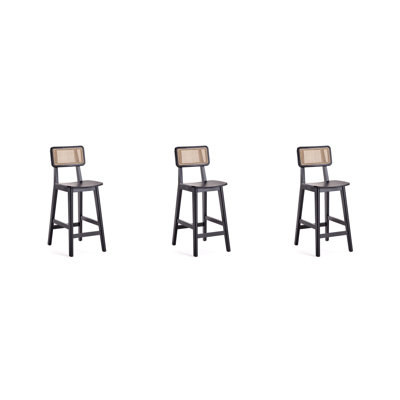 Versailles Counter Stool with Solid Wood Frame