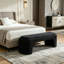 Banc de chambre rembourré sans accoudoirs de 64,96 po de largeur-1306313351