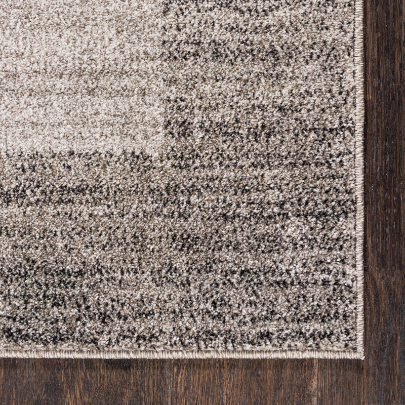 Tapis gris clair Hermina, Rectangle 5 pi 3 po x 8 pi