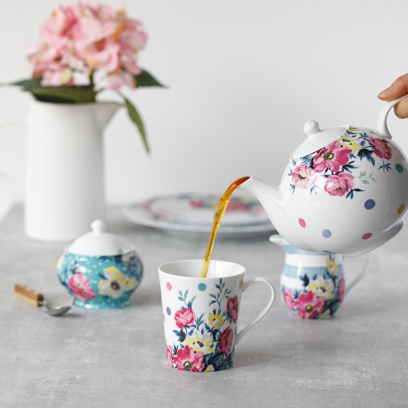 Mikasa Clovelly Porcelain 1 Litre Teapot