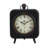 Metal Multi Colored Decorative Clock with Ring Top Set