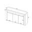 Dina 152cm Sideboard-32259638-32259639