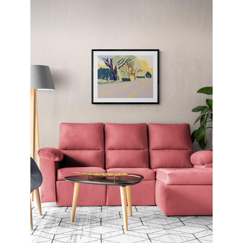 Sunset Curve Print by Deborah Blum, Wrapped Canvas, 24" H x 32" W