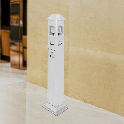 YaoTown 201 Stainless Steel Smoker's Post