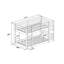 Lit superposé simple en bois massif de 130 x 130 oz par Fe + Rae ™-58806961