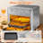 Chef Air Fryer Oven 27.5QT, 6-In-1 Countertop Oven With Air Fry, Bake, Broil, Toast, Warm, And Dehydrate Functions, 4 Knob Control, 1600W, Family Size-121591750