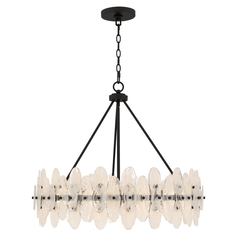 Abigail 6-Light Matte Black Pendant Light