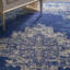 Tapis oriental bleu / blanc Burnie-1073967812
