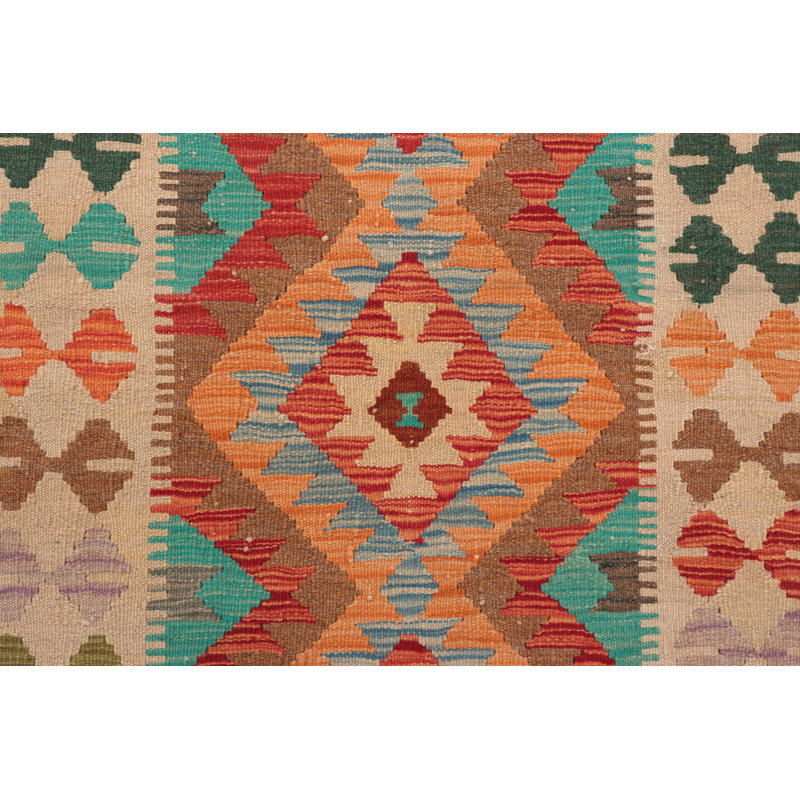 Geometric Hand Woven 102cm X 155cm Area Rug