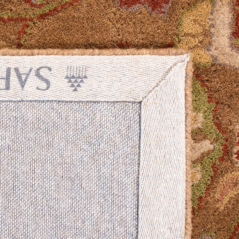 Hebron Hand Tufted Wool Oriental Rug, Square 6'
