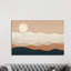 Mojave Mountains And Moon Portrait by Ryan Fowler - Print on Canvas-746200572-746200561