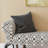 Wool Removable Cover Pillow Throw Authentic Handmade Square Polyester Fill Brown & Gray Herringbone With Gray Cotton Backing-532498121-435209491