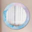 Huldar Glass Flat Wall Mirror
