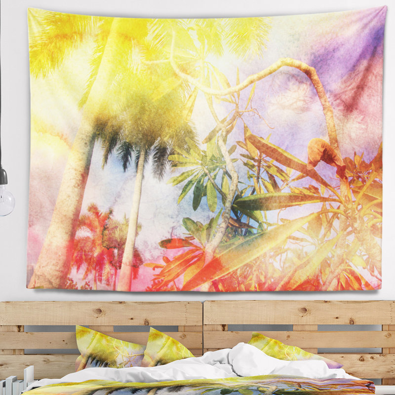 Landscape Polyester Tapestry, 50" H x 60" W