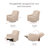 Sigi Recliner and Swivel Glider in Shearling-111682904